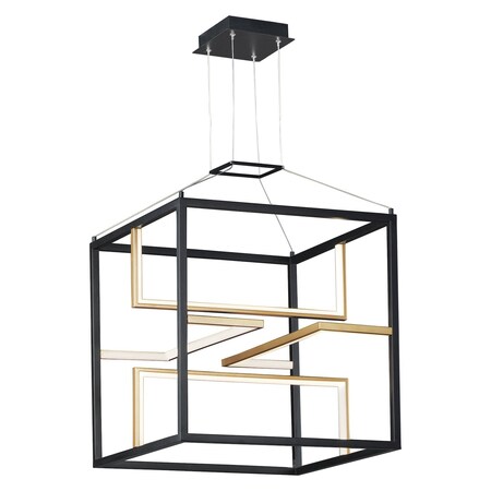 Et2 Chamber Led Pendant E21224-BKGLD